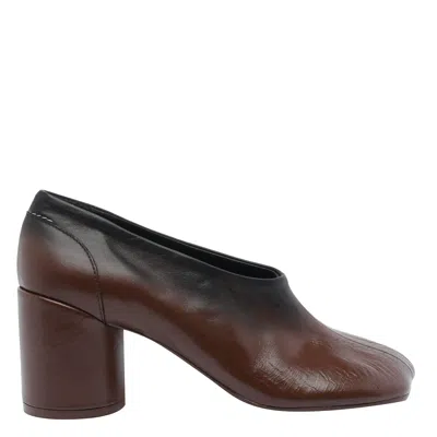 Mm6 Maison Margiela Anatomic Decollete In Animal Print
