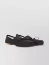 Mm6 Maison Margiela Anatomic Numbers-motif Ballerina Shoes In Brown
