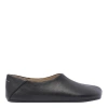 Mm6 Maison Margiela Asymmetric-toe Leather Slippers In Black