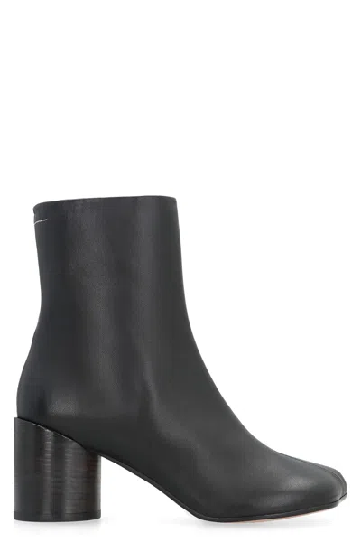 MM6 MAISON MARGIELA ANATOMIC LEATHER ANKLE BOOTS