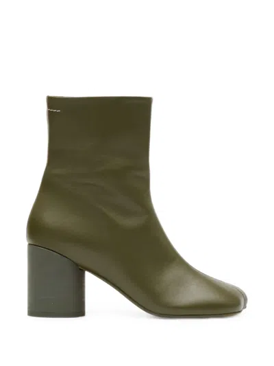 Mm6 Maison Margiela Anatomic Leather Ankle Boots In Multi