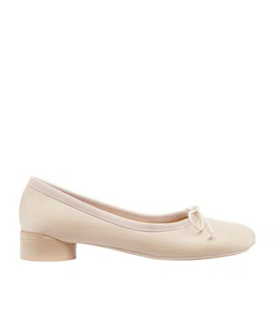 Mm6 Maison Margiela Anatomic Ballerinas In Nude