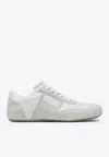Mm6 Maison Margiela White Leather And Suede Sneaker In White