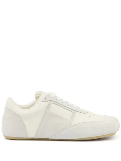 Mm6 Maison Margiela Suede And Leather Low-top Sneakers In Multi
