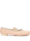 Mm6 Maison Margiela 5mm Ballet Fabric Ballerina Flats