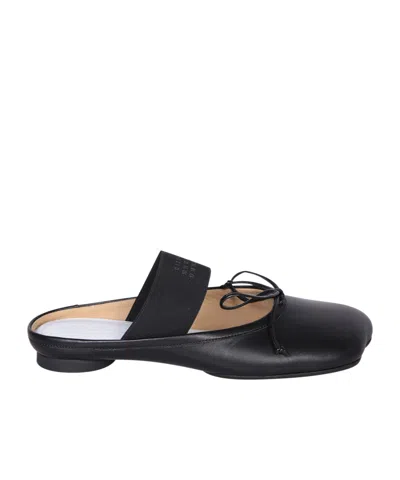 Mm6 Maison Margiela Anatomical Mules In Black