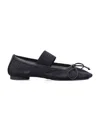 Mm6 Maison Margiela Anatomic Numeric Ballerinas In Black