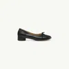 Mm6 Maison Margiela Anatomic Numeric Ballerinas In Black