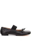 Mm6 Maison Margiela Anatomic Numeric Black Ballet Flats