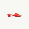 Mm6 Maison Margiela Anatomic Numeric Mule In Red