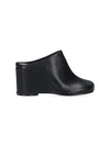 Mm6 Maison Margiela Womens Mm6 Anatomic Slipper Leather Wedge Heel