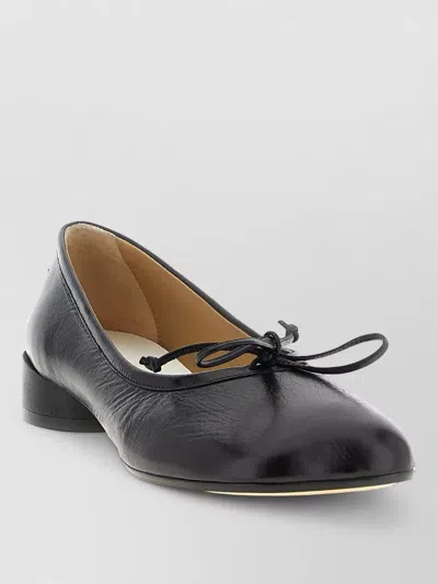 Mm6 Maison Margiela Anatomic Pumps Round Toe Bow Detail In Multi