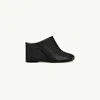 Mm6 Maison Margiela Womens Mm6 Anatomic Slipper Leather Wedge Heel