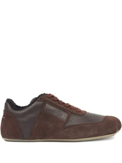 Mm6 Maison Margiela Anatomic Sneakers In Brown