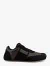 Mm6 Maison Margiela Anatomic Suede And Leather Sneakers In Black