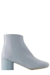 Mm6 Maison Margiela Side Zipper Boots In Blue