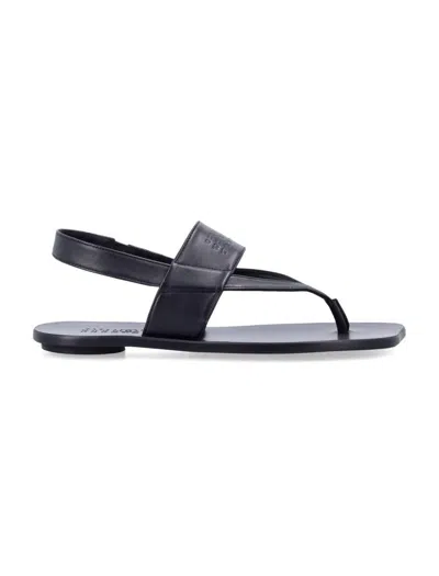 Mm6 Maison Margiela Mm6 By Maison Margiela Anatomic Thong Sandals In Black