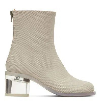 MM6 MAISON MARGIELA ANATOMIC TRANSPARENT HEEL BOOTS