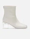 MM6 MAISON MARGIELA ANATOMIC TRANSPARENT HEELED ANKLE BOOTS