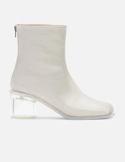 Mm6 Maison Margiela Anatomic 60mm Ankle Boots In Neutrals