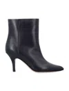 Mm6 Maison Margiela Pointed Toe Stiletto Heel Ankle Boot In Black