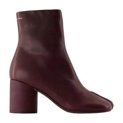 Mm6 Maison Margiela Ankle Boots In Brown