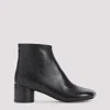 Mm6 Maison Margiela Mm6 By Maison Margiela 6 Anatomic 50 Ankle Boots - Leather - Black In Black