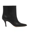 Mm6 Maison Margiela Pointed Toe Stiletto Heel Ankle Boot In Black