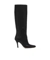 Mm6 Maison Margiela Architype Knee High Boots In Black