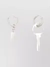 Mm6 Maison Margiela Asymmetric Key Drop Earrings