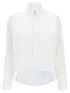 Mm6 Maison Margiela Asymmetric Shirt In White