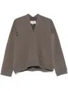 MM6 MAISON MARGIELA ASYMMETRIC SWEATSHIRT