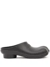 Mm6 Maison Margiela Atomic Clog Slippers In Black