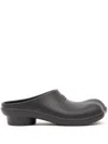 Mm6 Maison Margiela Atomic Clog Slippers In Black