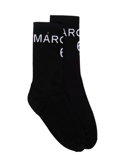 Mm6 Maison Margiela Baby Socks: Mm6z7u In Black