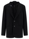 Mm6 Maison Margiela Single-breasted Blazer In Black