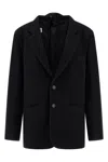 Mm6 Maison Margiela Single-breasted Blazer In Black