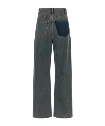 Mm6 Maison Margiela Back-to-back Construction Jeans In Black