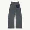 Mm6 Maison Margiela Back-to-back Jeans In Gray