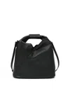 Mm6 Maison Margiela Triangular Silhouette Shoulder Bag With Distinctive Numeric Logo In Black