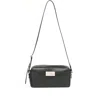 Mm6 Maison Margiela Numeric Leather Shoulder Bag In Black