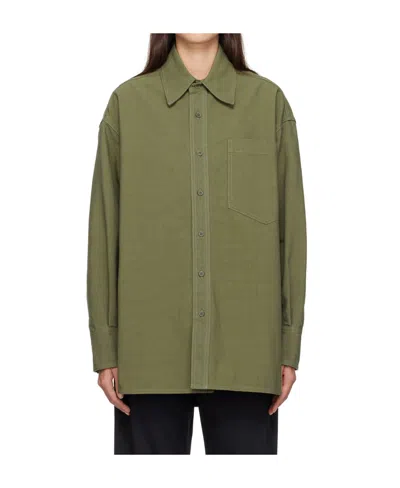 MM6 MAISON MARGIELA BAGGED LONG-SLEEVED SHIRT