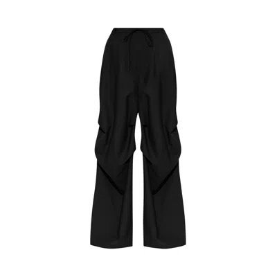 Pre-owned Mm6 Maison Margiela Baggy Pants 'black' | Women's Size 36