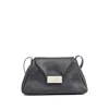 Mm6 Maison Margiela Leather Shoulder Bag In Grey