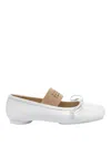 Mm6 Maison Margiela Leather Ballet Flats Duck Toe