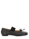 Mm6 Maison Margiela Mm6 By Maison Margiela Anatomic' Ballet Flats In Black