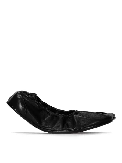 Mm6 Maison Margiela Ballerina In Black