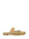 Mm6 Maison Margiela Mm6 By Maison Margiela Slip-on Ballerina Shoes With Decorative Bow In Ivory