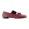 Mm6 Maison Margiela Ballerinas In Red