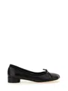 Mm6 Maison Margiela Mm6 By Maison Margiela Classic Anatomical Ballerinas In Black
